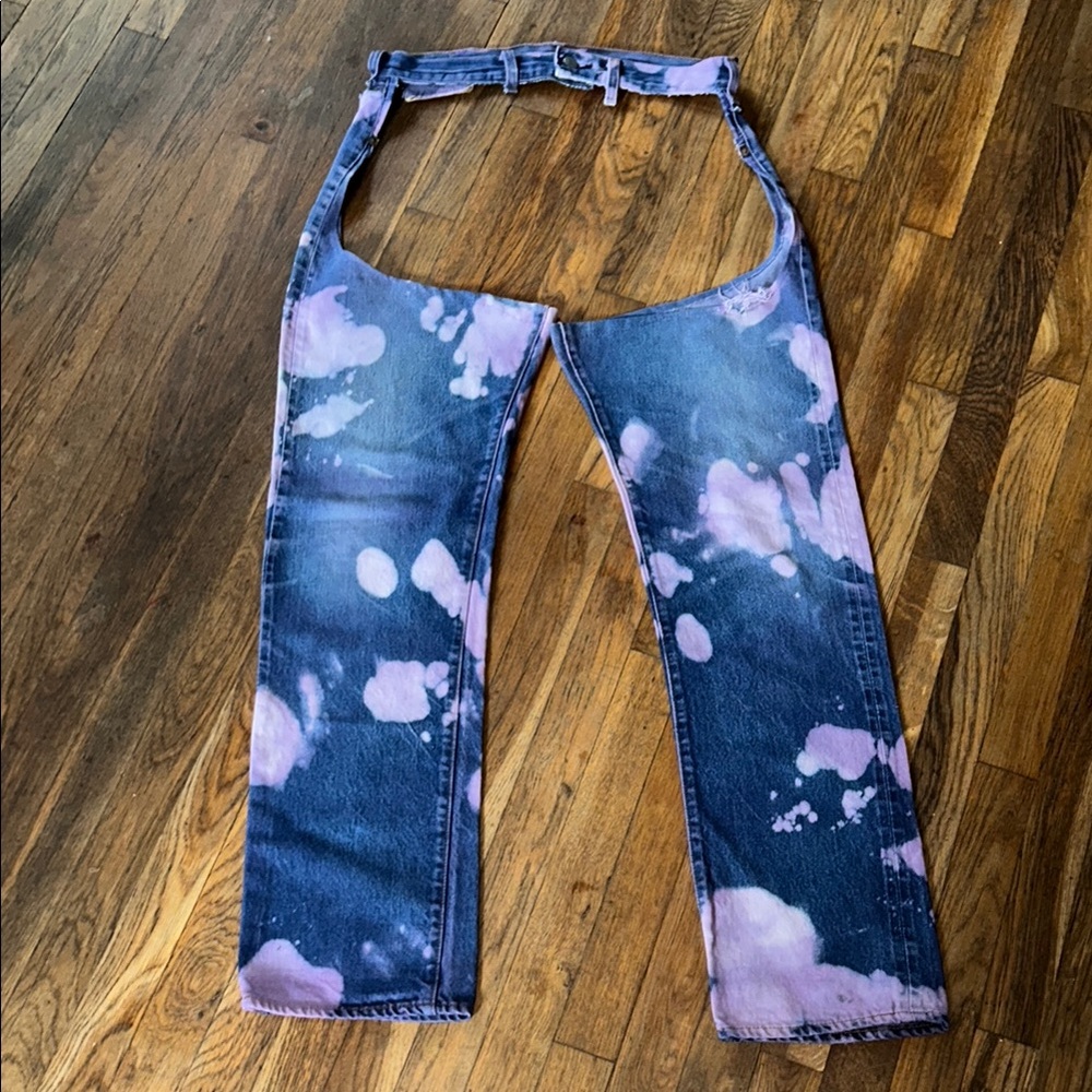 Tie-Dye Jean Chaps
